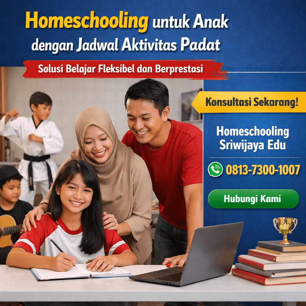 Homeschooling untuk Anak dengan Jadwal Aktivitas Padat
