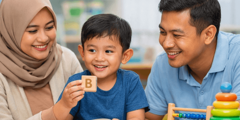 homeschooling TK untuk anak speech delay Sidoarjo