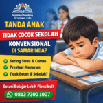 tanda anak tidak cocok sekolah konvensional samarinda
