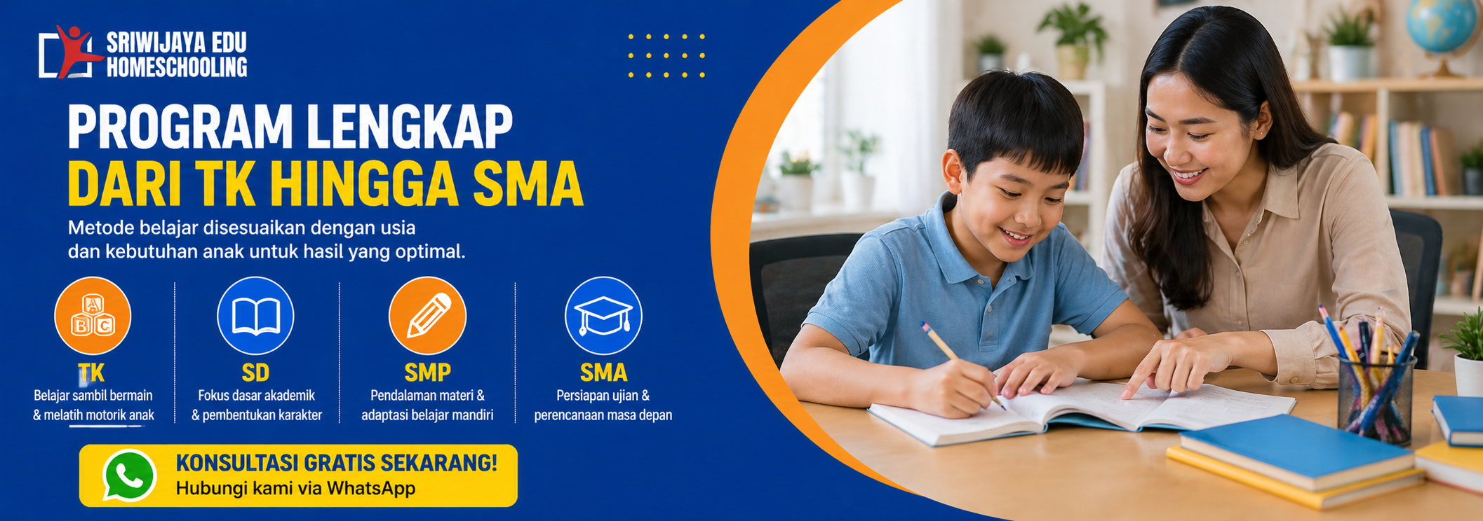 Program homeschooling TK SD SMP SMA di Balikpapan